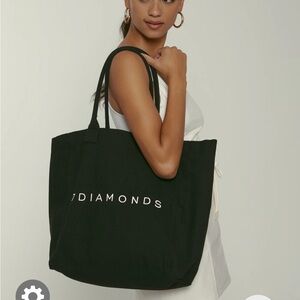 NWT 7 Diamonds Everyday Black Tote Bag